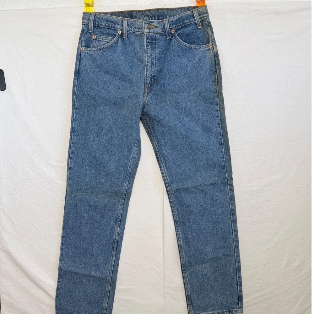 NWT Vintage Deadstock 90s Levi's 505 Orange Tab 34x32 Jeans Regular Straight